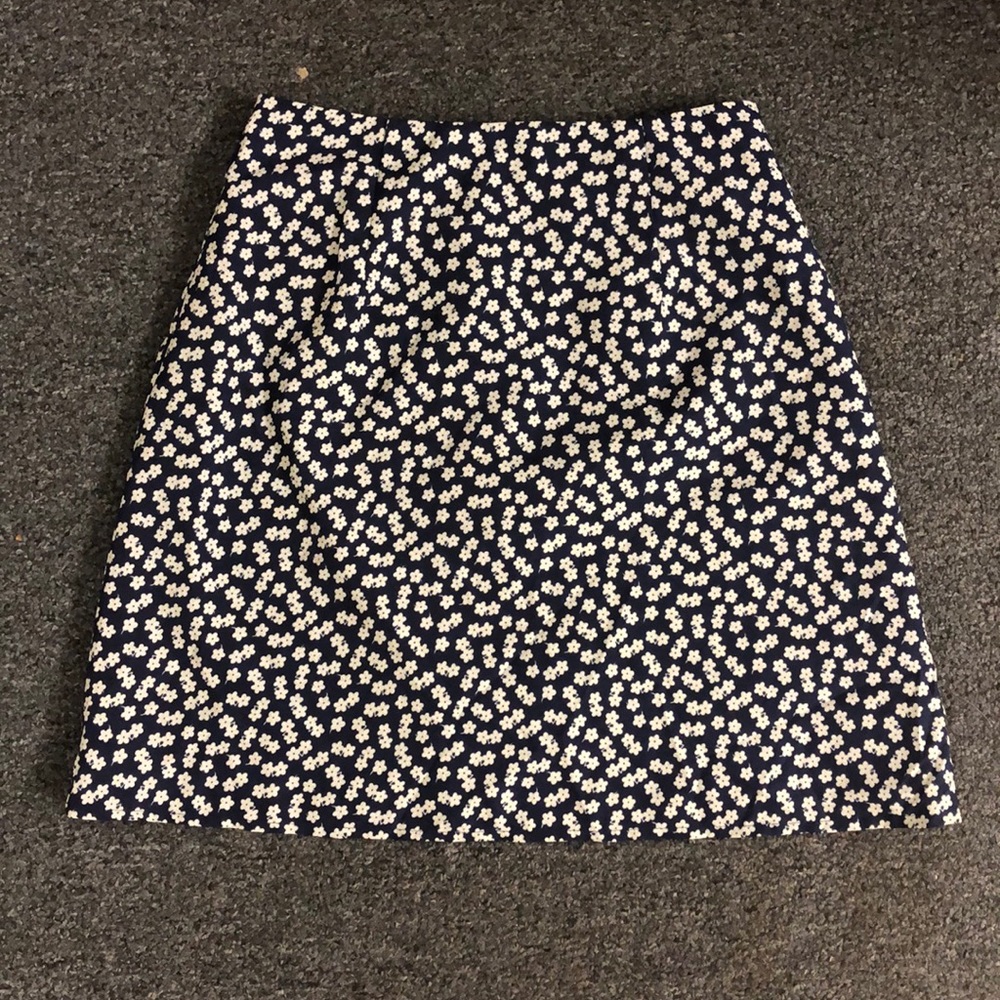 Cute floral blue skirt